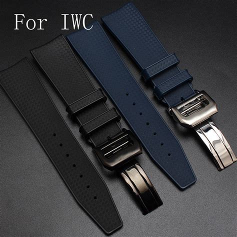 iwc rubber watch strap|iwc watch strap replacement.